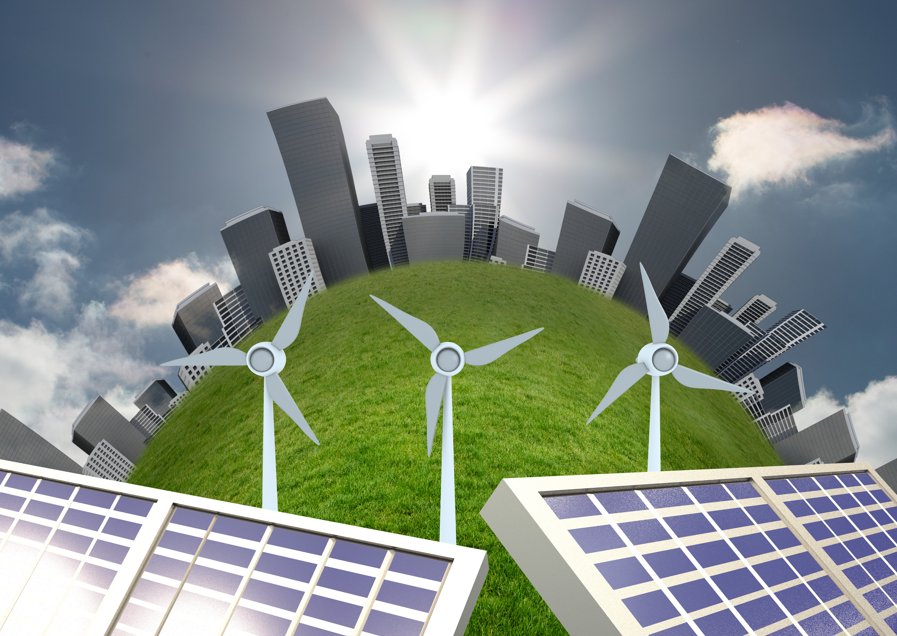 Modern solar installation